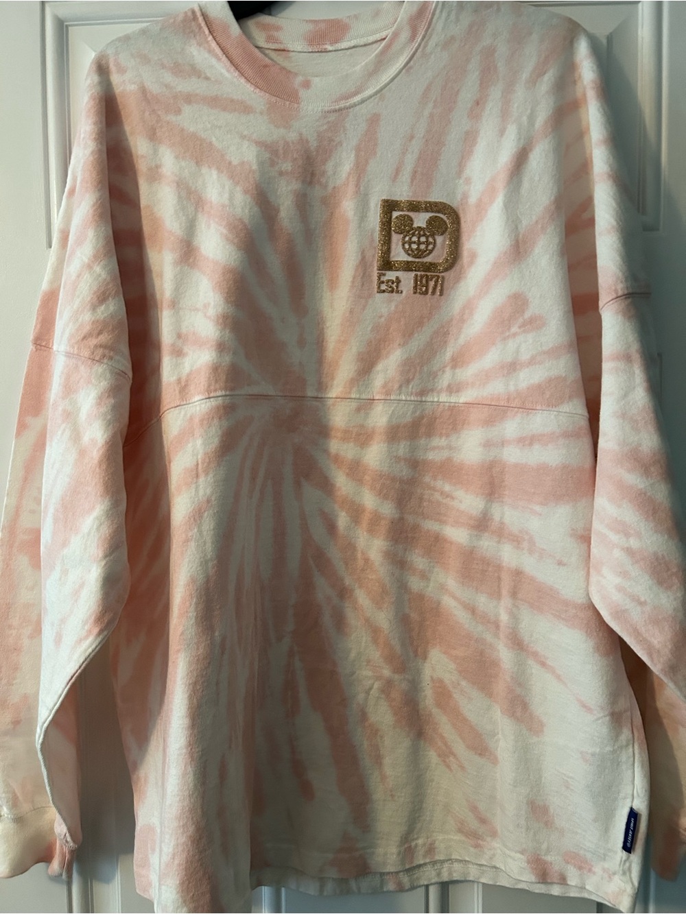Disney Pink & White Tie-Dye Spirit Jersey